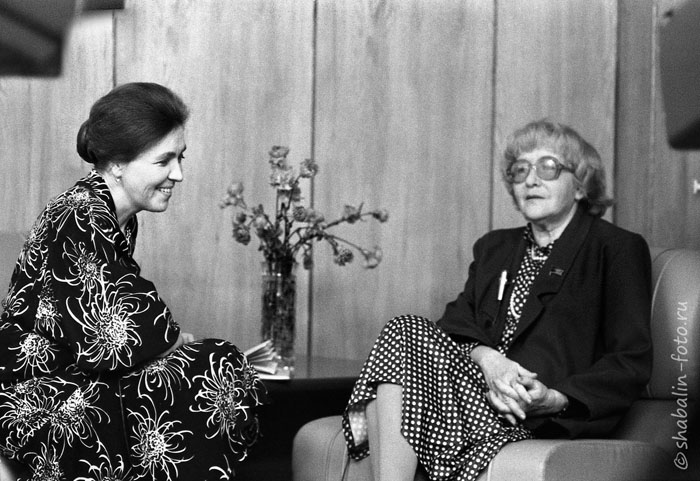 Юлия Белянчикова и Юлия Друнина, 1991 год